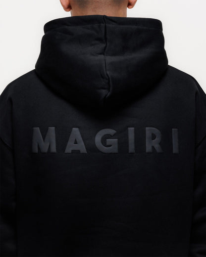 Magiri Core Puff Printed Hoodie 'Black' - Kick Game