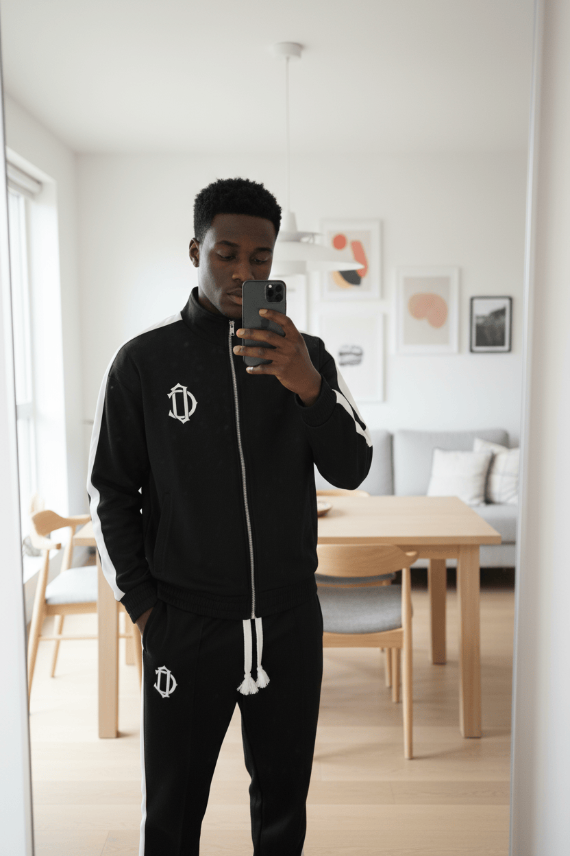 Cardair Club Emblem Track Pants - Black - Kick Game