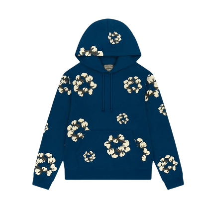 Denim Tears x Cactus Plant Flea Market Cactus Tears Wreath Hoodie 'Navy' - Kick Game
