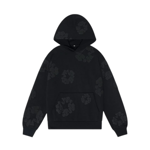 Denim Tears The Cotton Wreath Hooded Sweatshirt 'Black Monochrome'