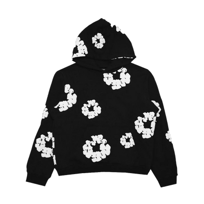Denim Tears The Cotton Wreath Hooded Sweatshirt 'Black' - Kick Game