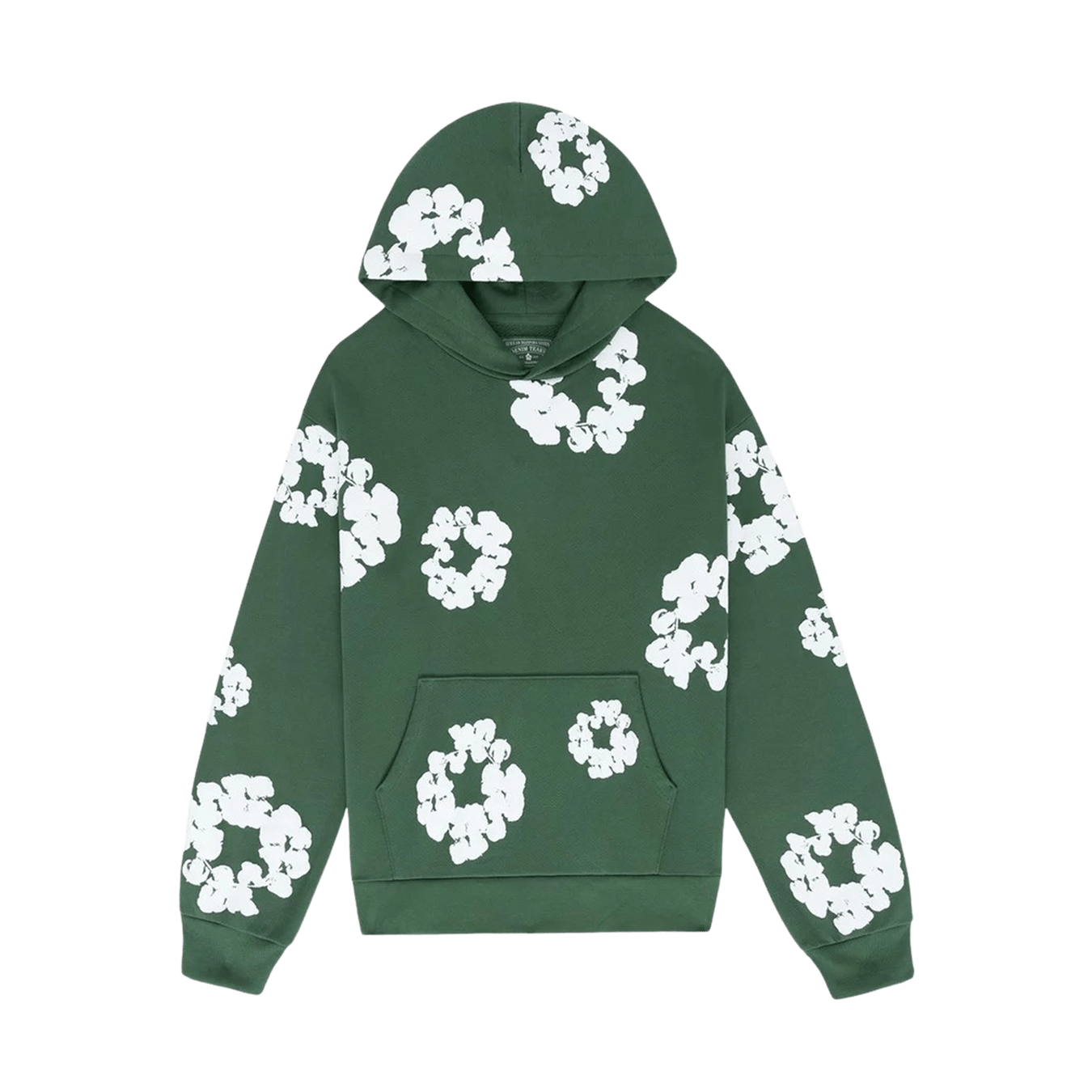 Denim Tears The Cotton Wreath Hooded Sweatshirt 'Green' - Kick Game