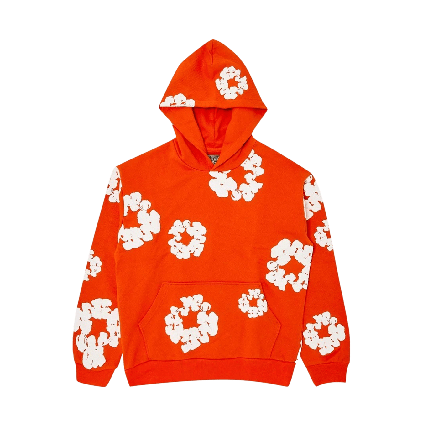 Denim Tears The Cotton Wreath Hooded Sweatshirt 'Orange' - Kick Game