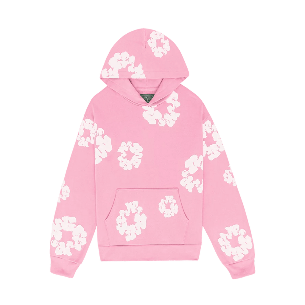 Denim Tears The Cotton Wreath Hooded Sweatshirt 'Pink' - Kick Game