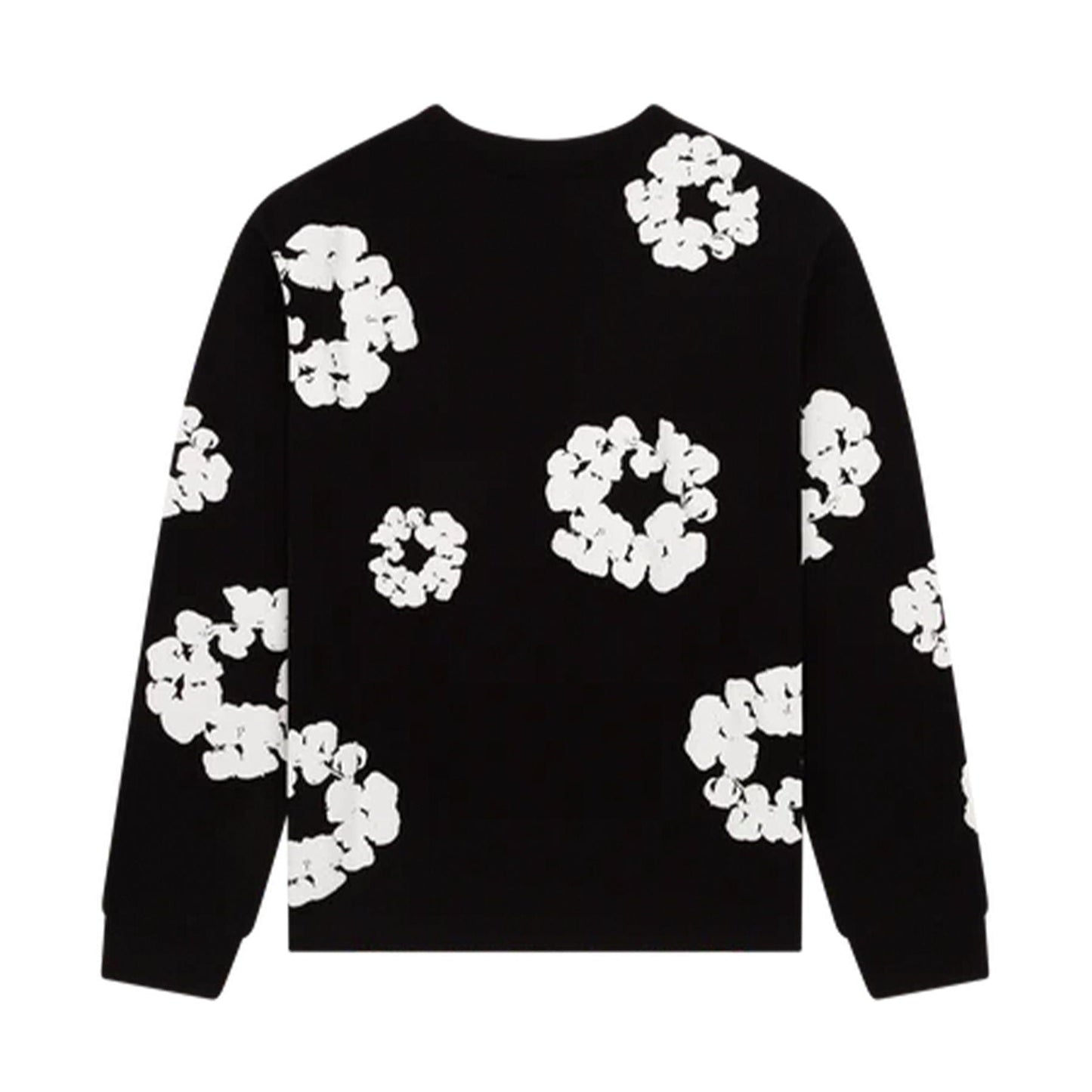 Denim Tears The Cotton Wreath Long Sleeve Tee 'Black' - Kick Game