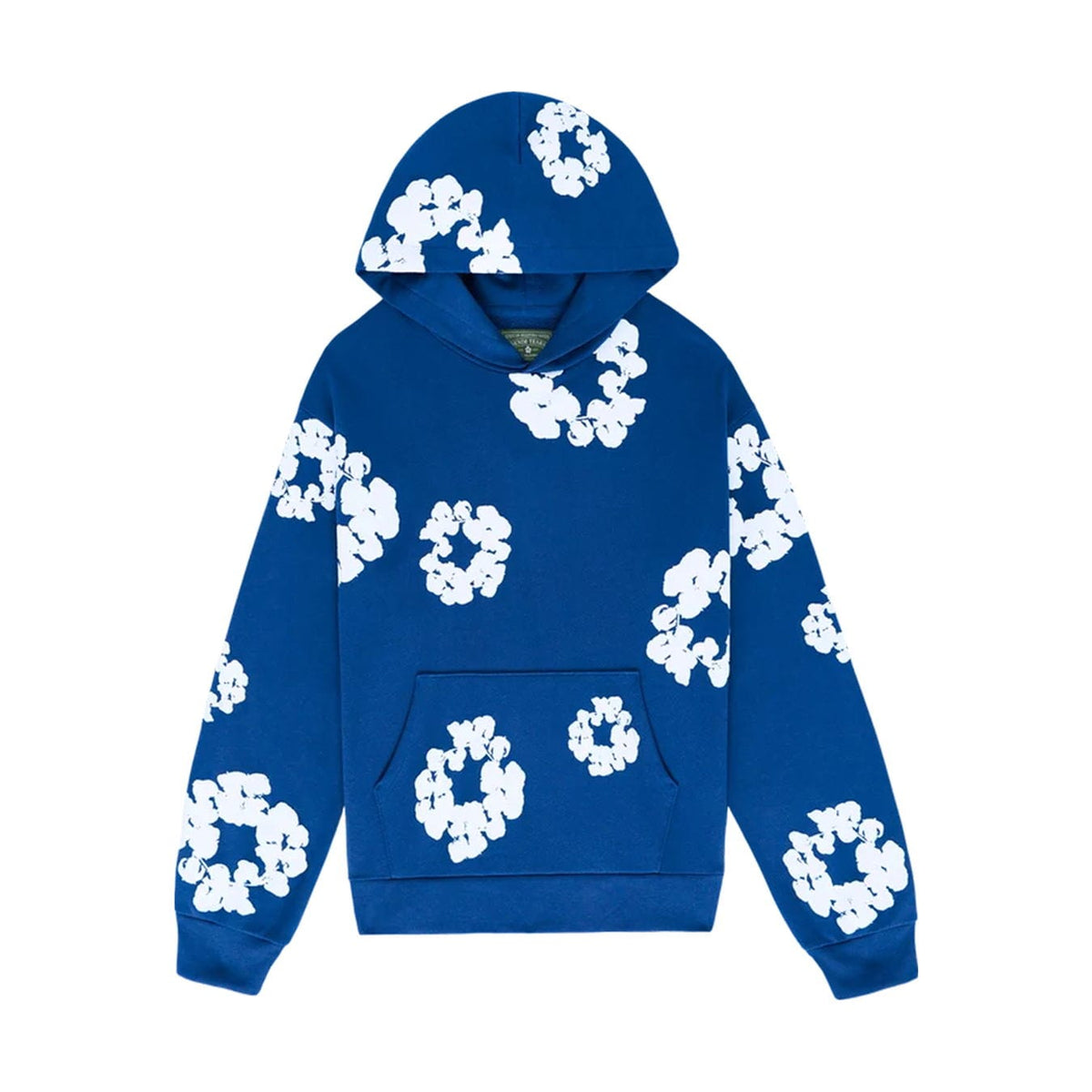 Denim Tears The Cotton Wreath Hooded Sweatshirt 'Royal Blue' - JuzsportsShops