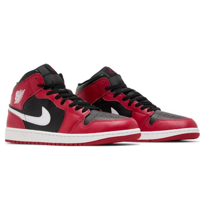 Air Jordan 1 Mid 'Gym Red Black White' - Kick Game
