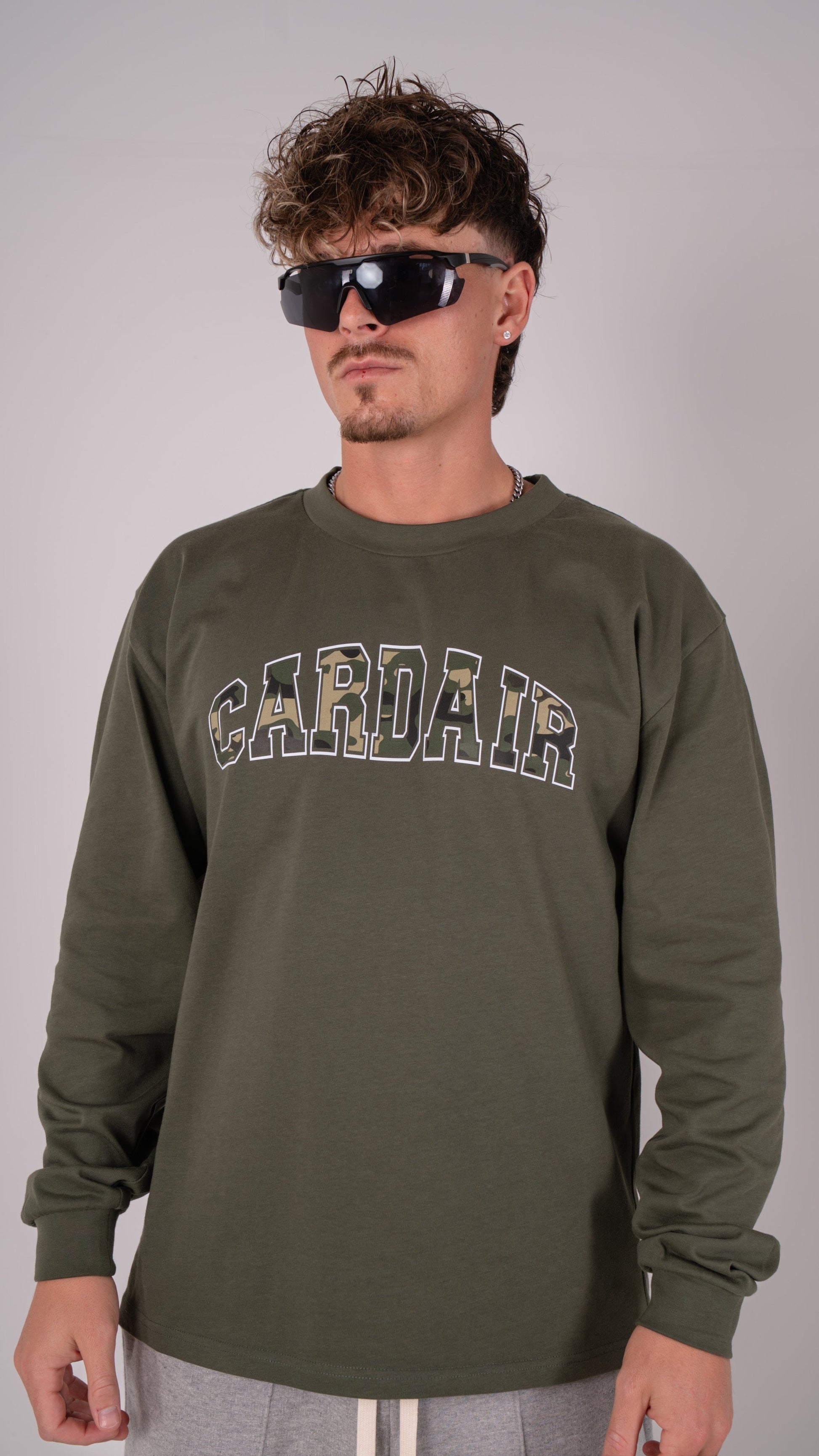 Cardair Camo Cardair Long Sleve - Khaki - Kick Game