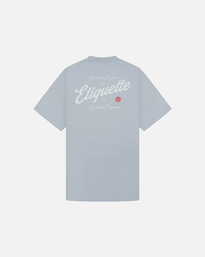 Etiquette The Rose Tee 'Faded Sky' - Kick Game
