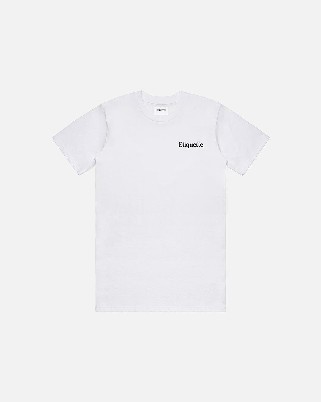 Etiquette Pure Organic Cotton Classic Tee 'White' - Kick Game