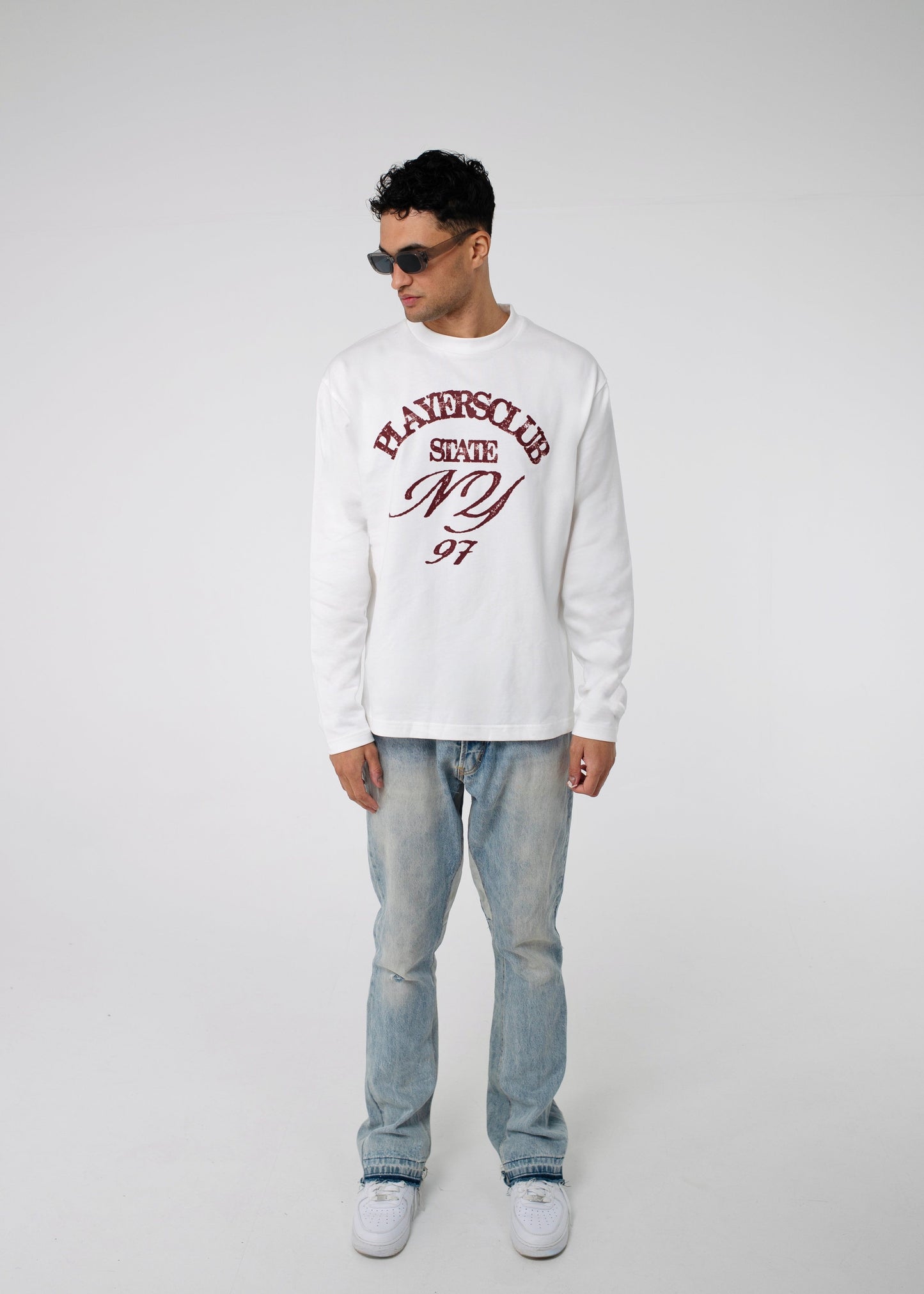 PLAYERS ONLY ECRU NY LONG SLEEVE - Kick Game