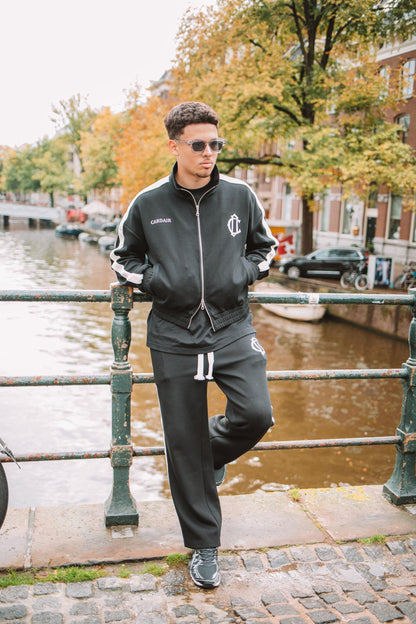 Cardair Club Emblem Track Pants - Black - Kick Game