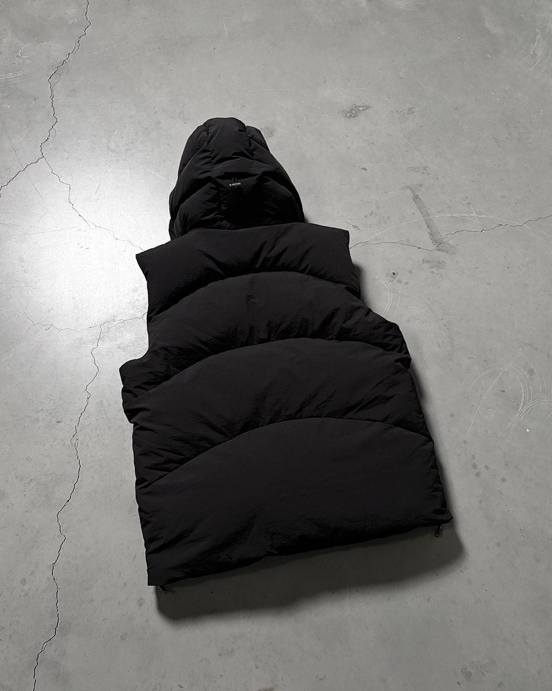 PUFFER BODYWARMER - BLACK - Kick Game
