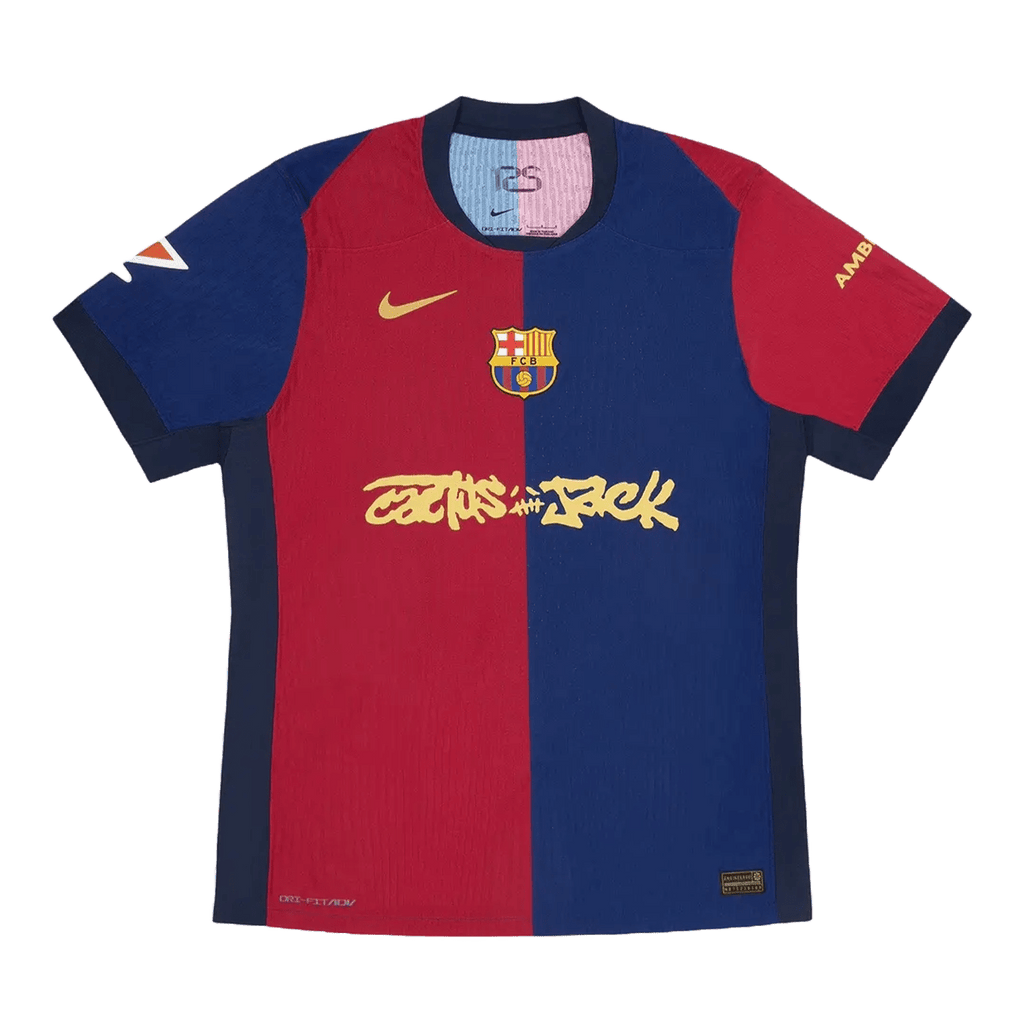 Nike FC Barcelona x Cactus Jack 2024/25 Match Home Jersey Nike FC Barcelona x Cactus Jack 2024/25 Match Home Jersey