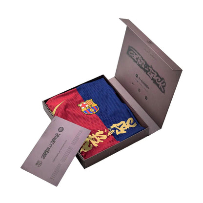 Nike FC Barcelona x Cactus Jack 2024/25 Match Home Jersey 'Red/Blue' - Kick Game