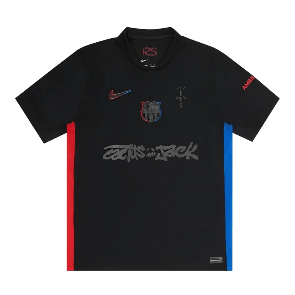 Nike FC Barcelona x Cactus Jack 2024/25 Match Away Jersey 'Black