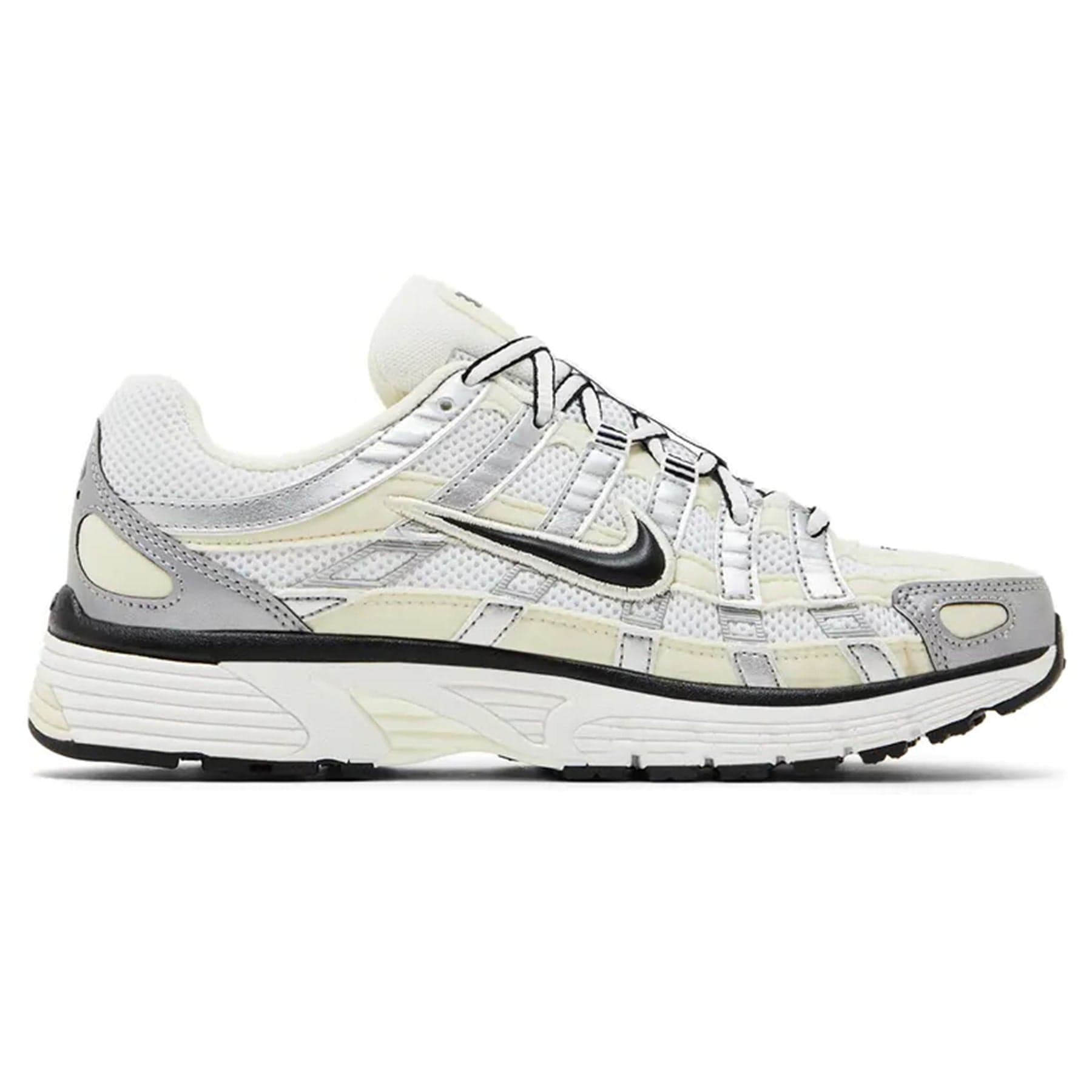 Nike P-6000 Wmns 'Coconut Milk Metallic Silver' - Kick Game