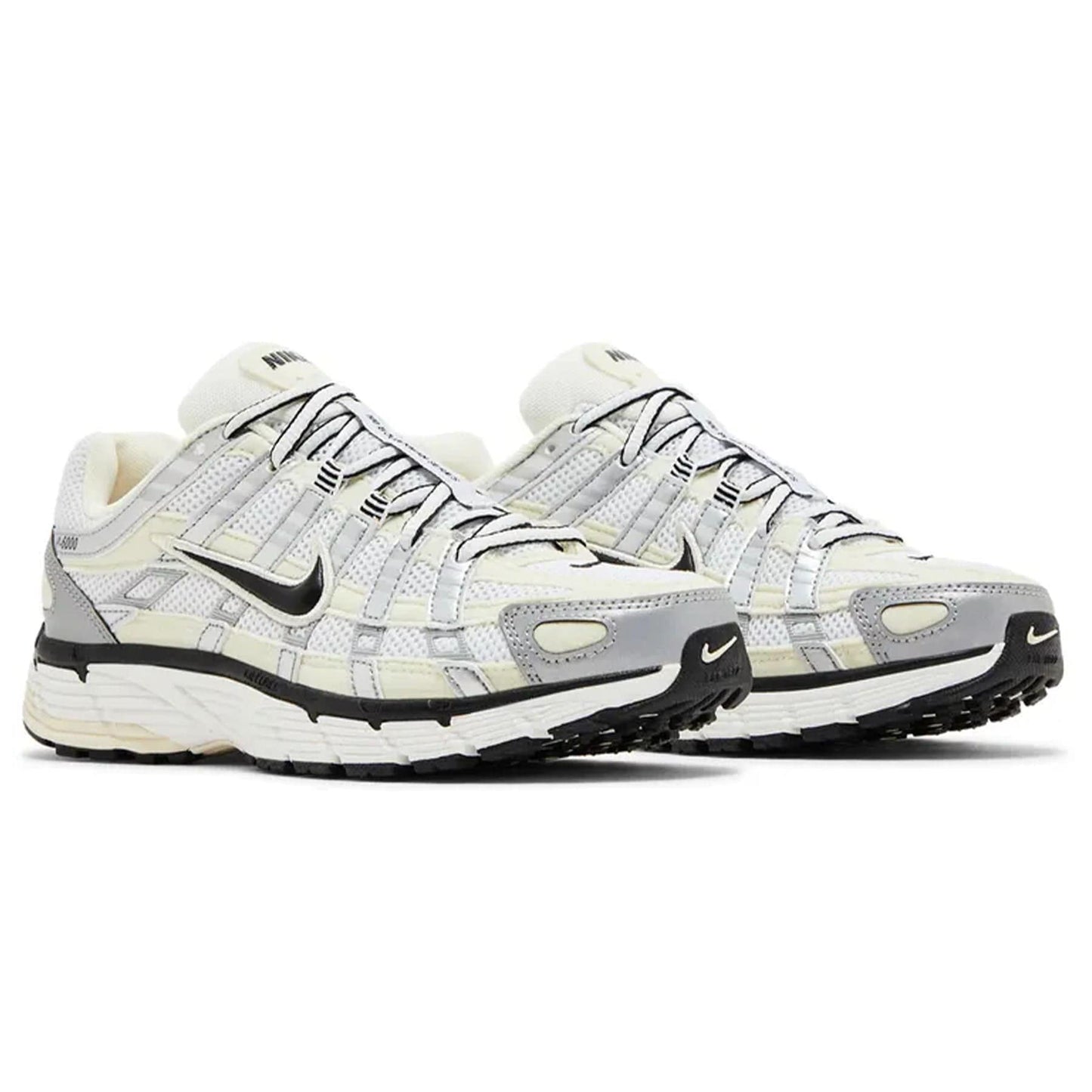 Nike P-6000 Wmns 'Coconut Milk Metallic Silver' - Kick Game