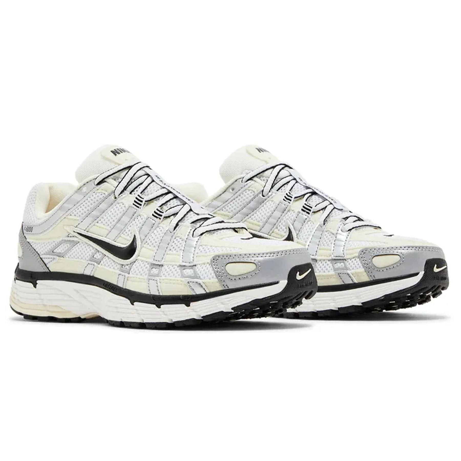 Nike P-6000 Wmns 'Coconut Milk Metallic Silver' - Kick Game