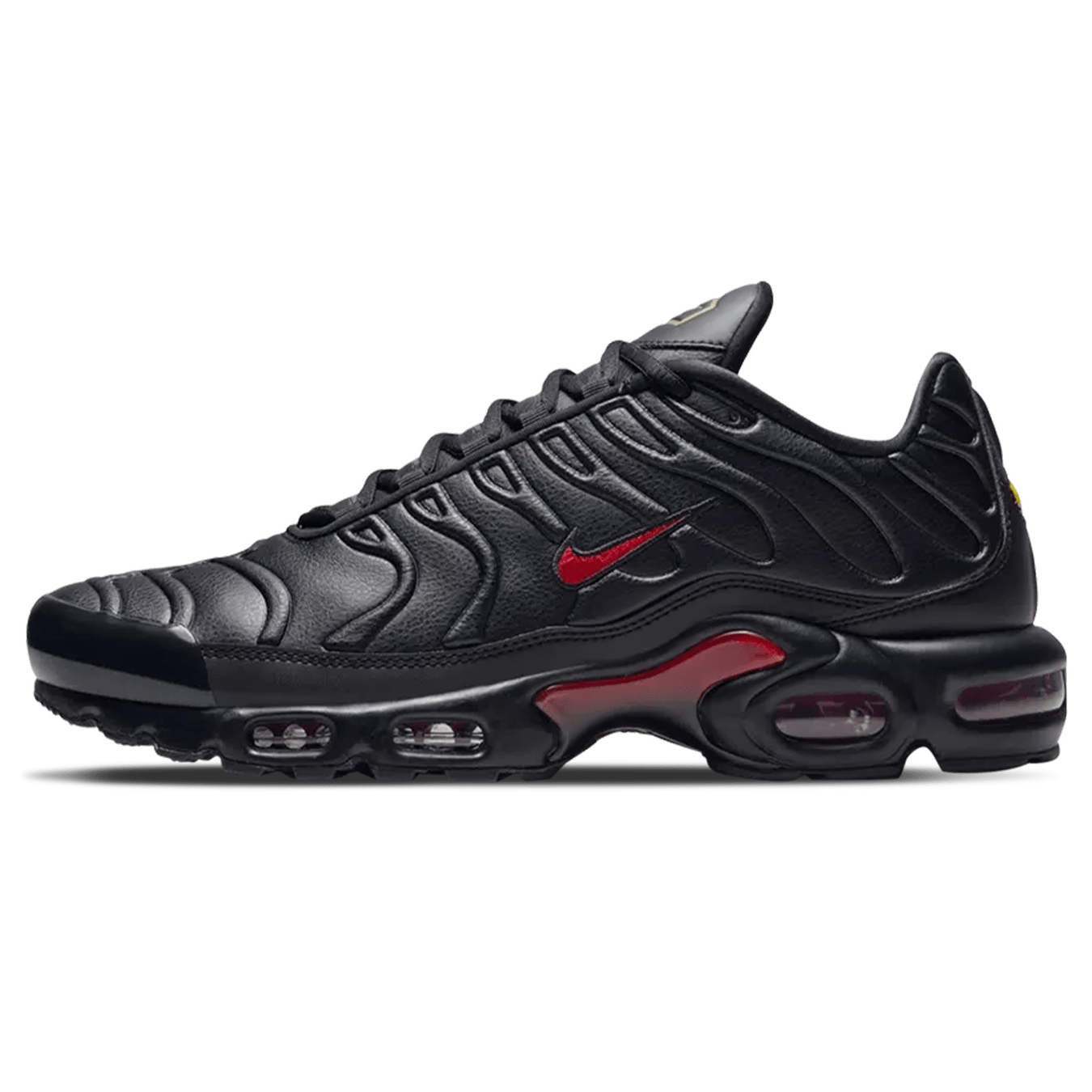 Nike Air Max Plus Premium 'Black University Red' - Kick Game