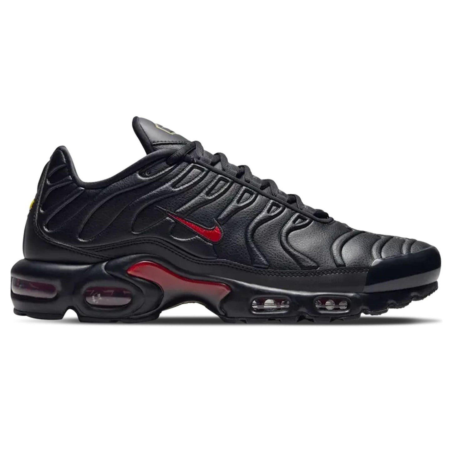 Nike Air Max Plus Premium 'Black University Red' - Kick Game