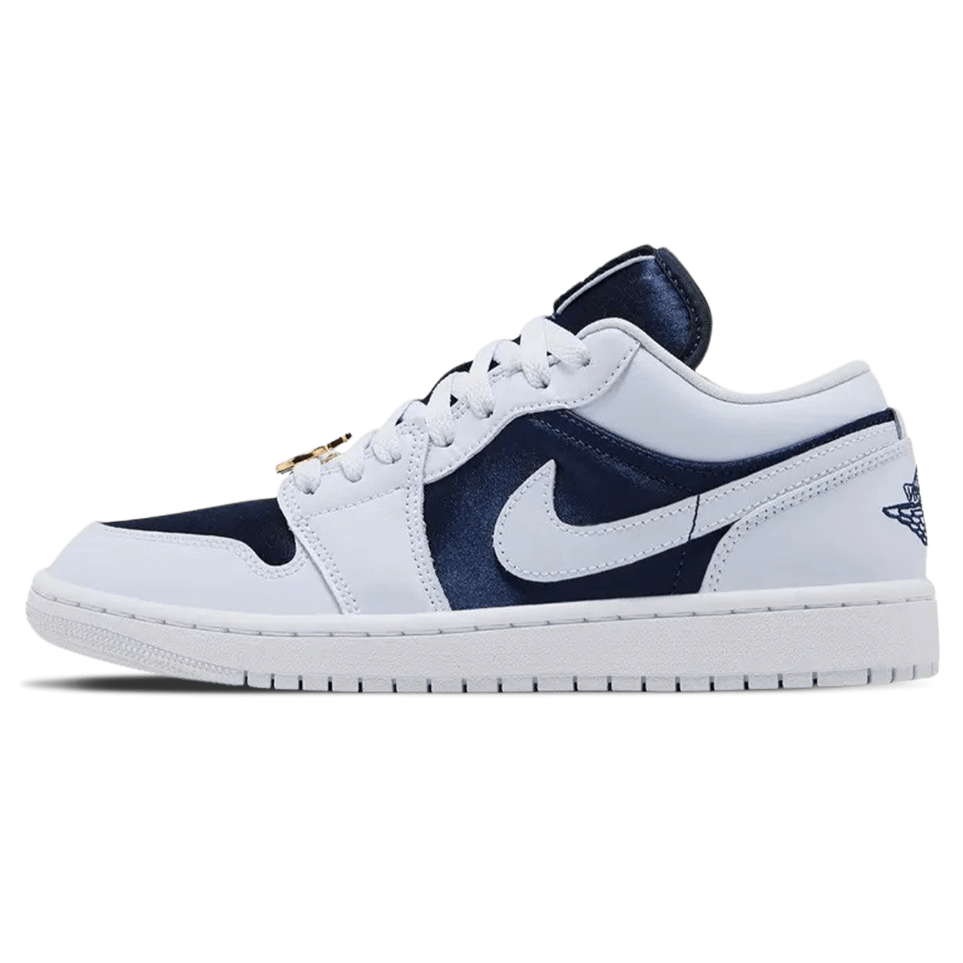 Air Jordan 1 Low SE Wmns 'Midnight Navy Gold Charms' - Kick Game