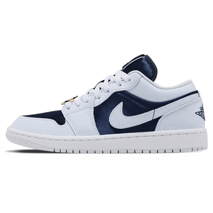 Air Jordan 1 Low SE Wmns 'Midnight Navy Gold Charms' - Kick Game