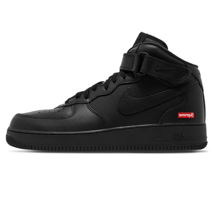 Supreme x Air Force 1 Mid 'Box Logo - Triple Black' - Kick Game