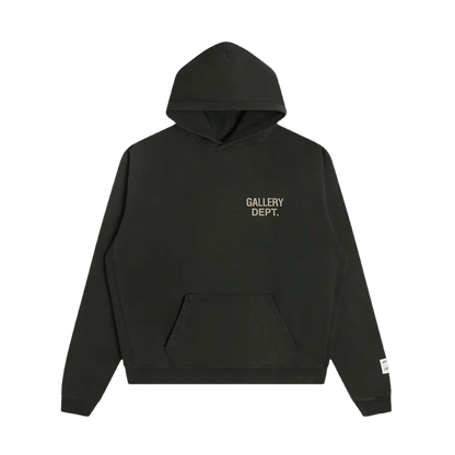 Gallery Dept. 90s GD Logo Hoodie 'Vintage Black' - Kick Game