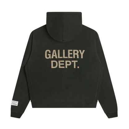 Gallery Dept. 90s GD Logo Hoodie 'Vintage Black' - Kick Game