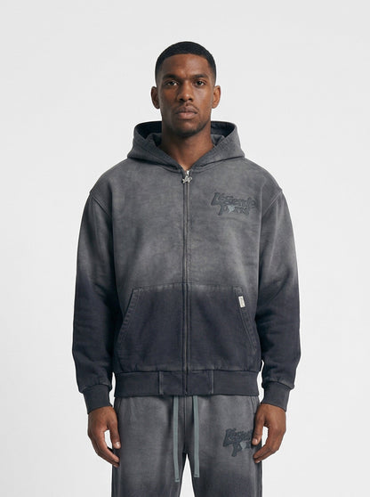 Legende Paris LND GRADIENT HOOD - CHARCOAL WASHED - Kick Game