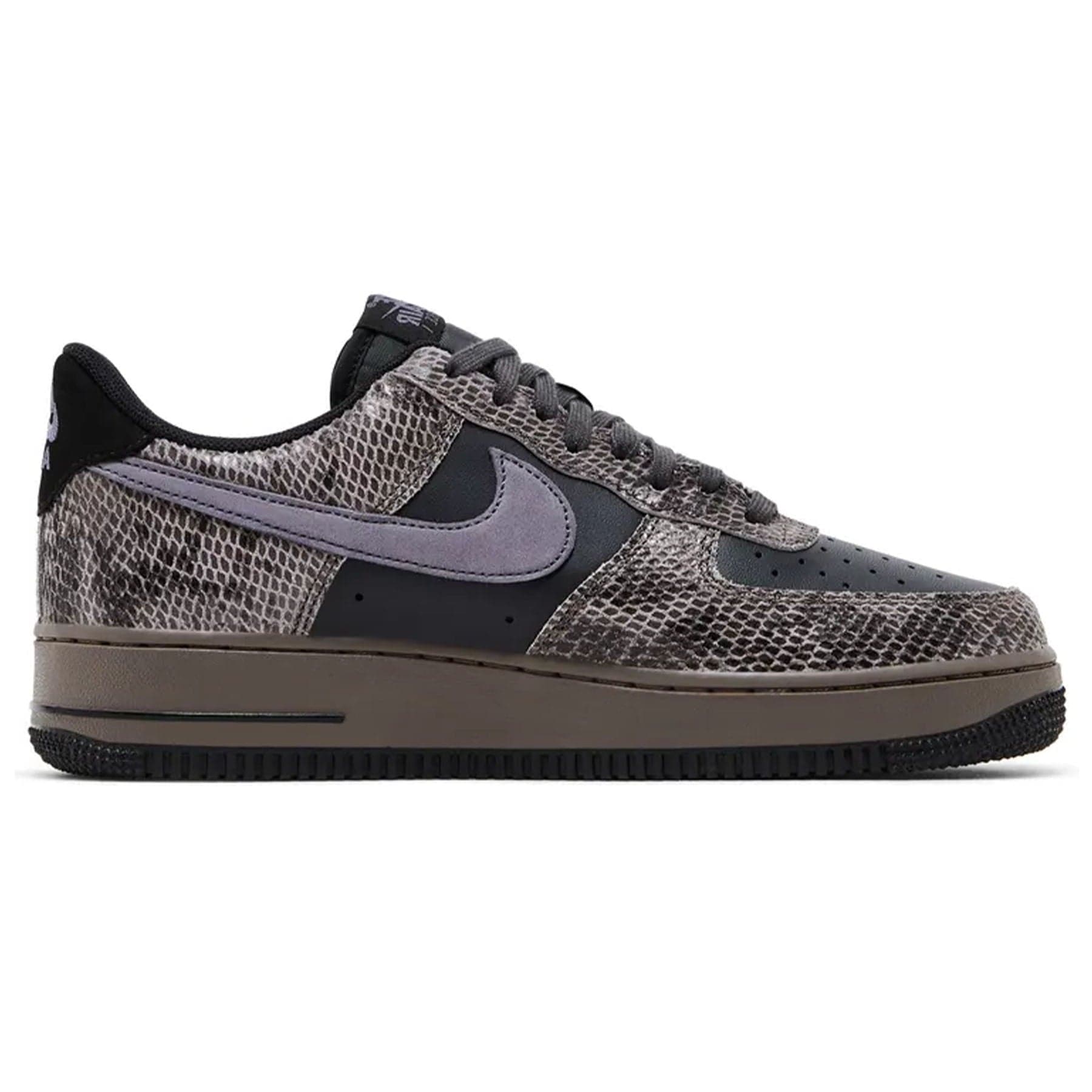 Nike Air Force 1 '07 LV8 'Snakeskin Pack - Off Noir' - Kick Game