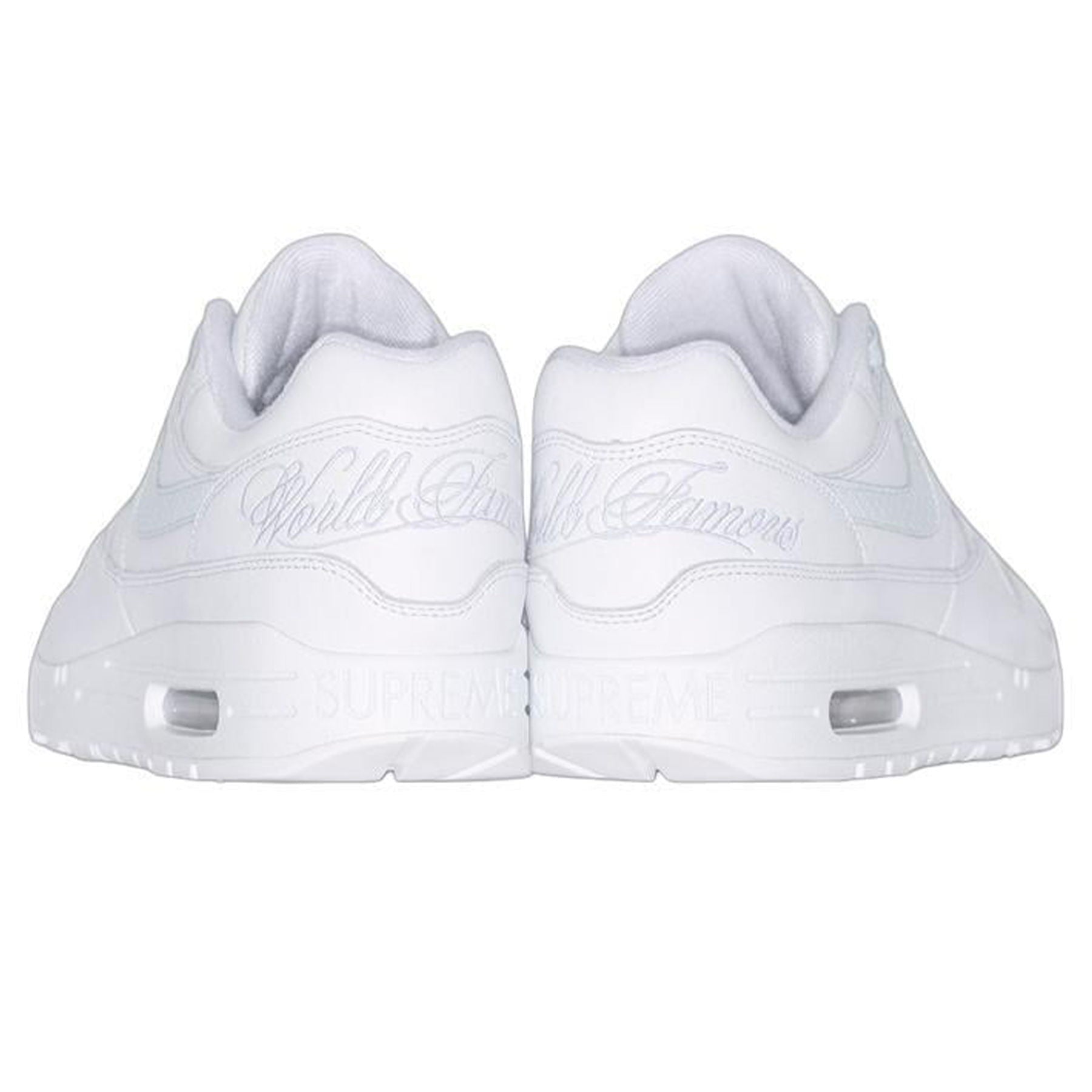 Nike x Supreme Air Max 1 '87 SP 'Triple White' - Kick Game