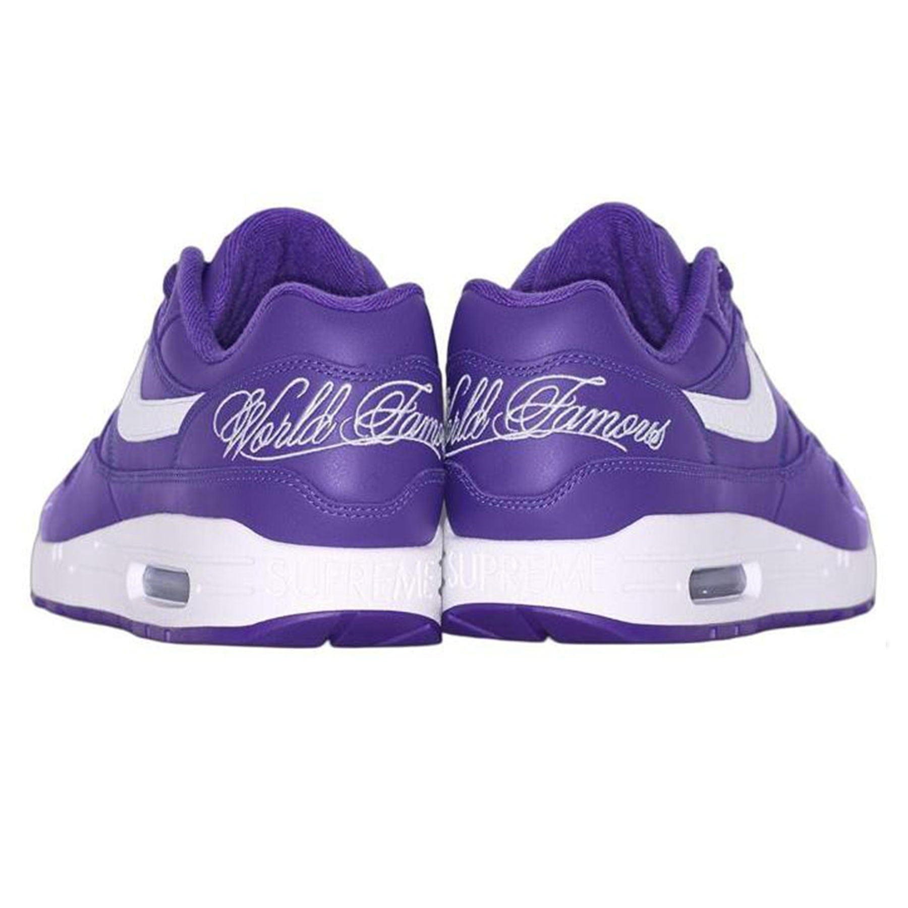 Nike x Supreme Air Max 1 '87 SP 'Varsity Purple' - Kick Game