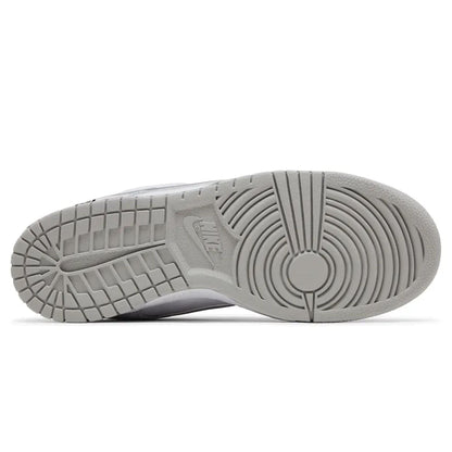 Nike Dunk Low SB x Supreme 'White Metallic Silver' - Kick Game