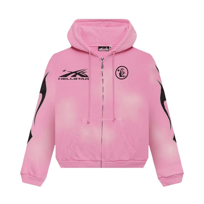 Hellstar x Complex Sports Flame Zip-Up 'Pink' - Kick Game