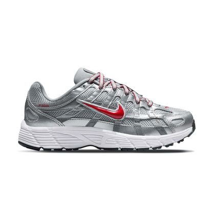Nike P-6000 GS 'Metallic Silver Gym Red' - Kick Game