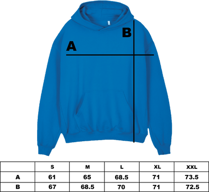 KAIZEN MARKET SUNRISE HOODIE COBALT BLUE - Kick Game