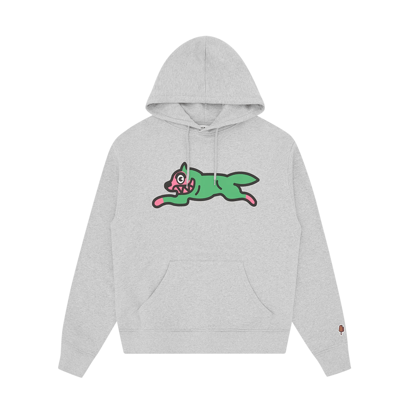 ICECREAM Running Dog Popover Hood 'Heather Grey' - Kick Game