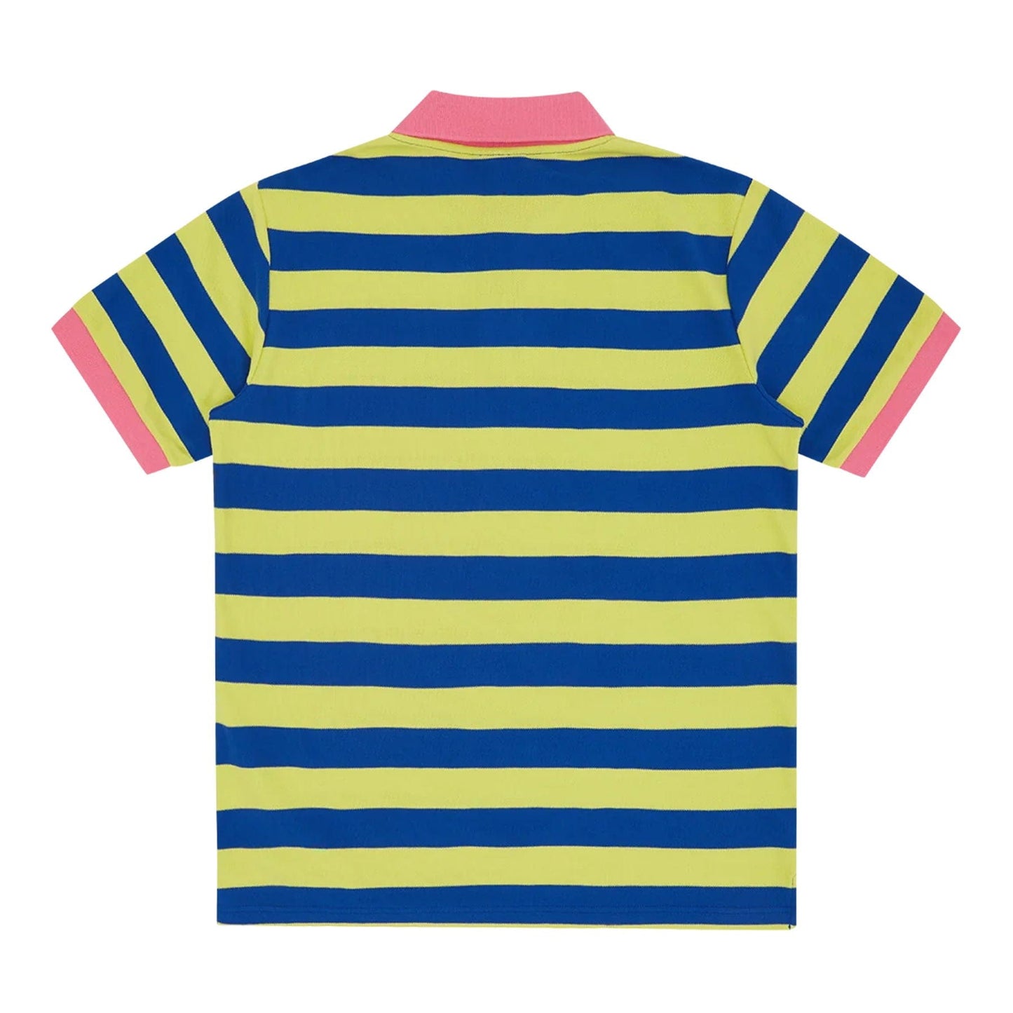 ICECREAM Cones and Bones Striped Polo Shirt 'Slime Green / Blue Stripe' - Kick Game