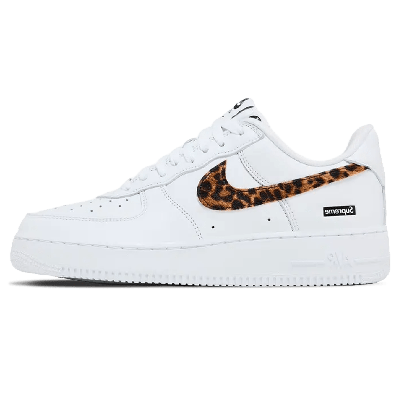 Supreme x GOODENOUGH x Nike Air Force 1 Low 'White Cheetah Print' - Kick Game