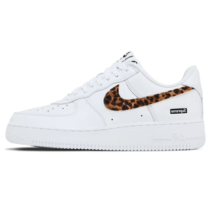 Supreme x GOODENOUGH x Nike Air Force 1 Low 'White Cheetah Print' - Kick Game