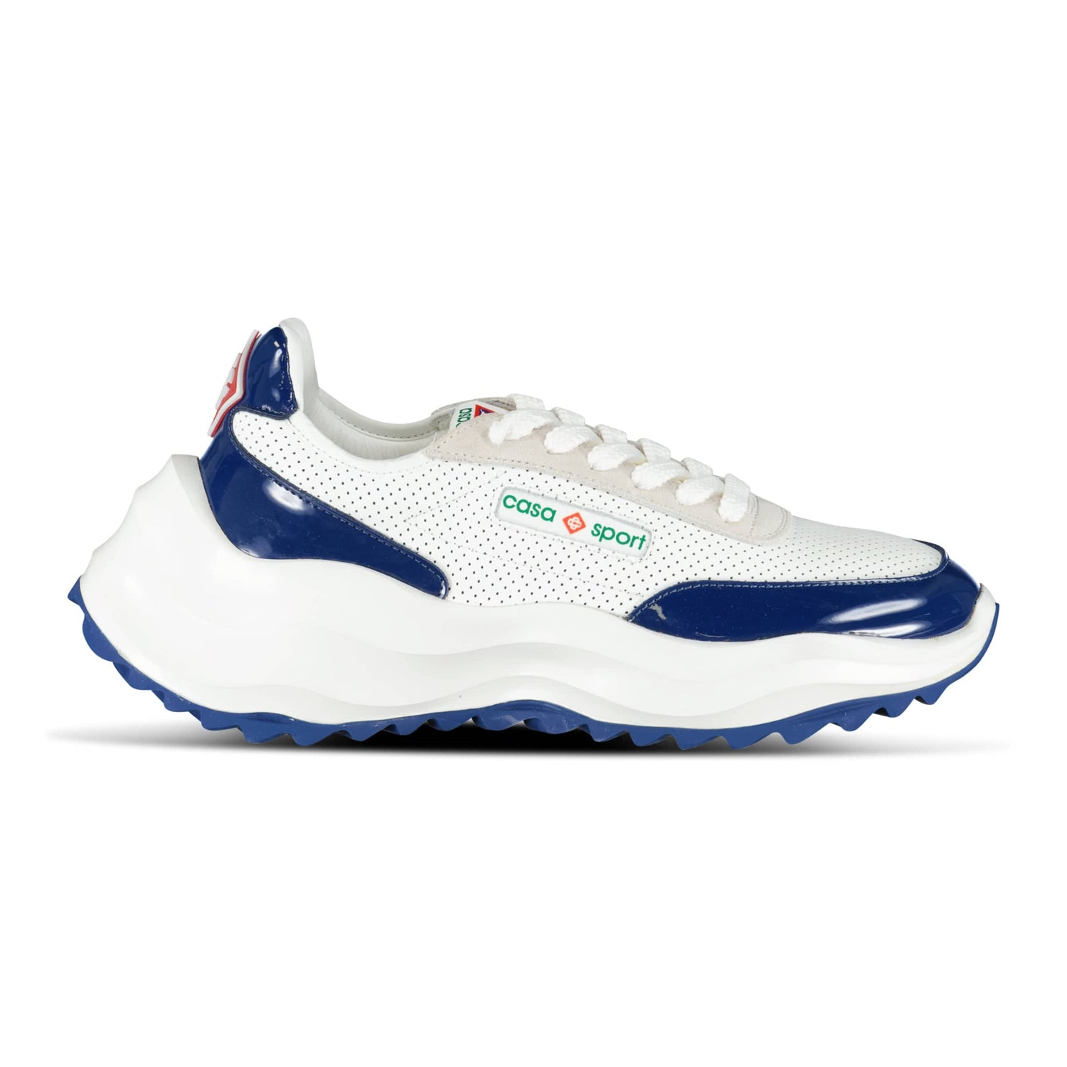 Casablanca Atlantis Chunky Sneakers White & Navy - Kick Game