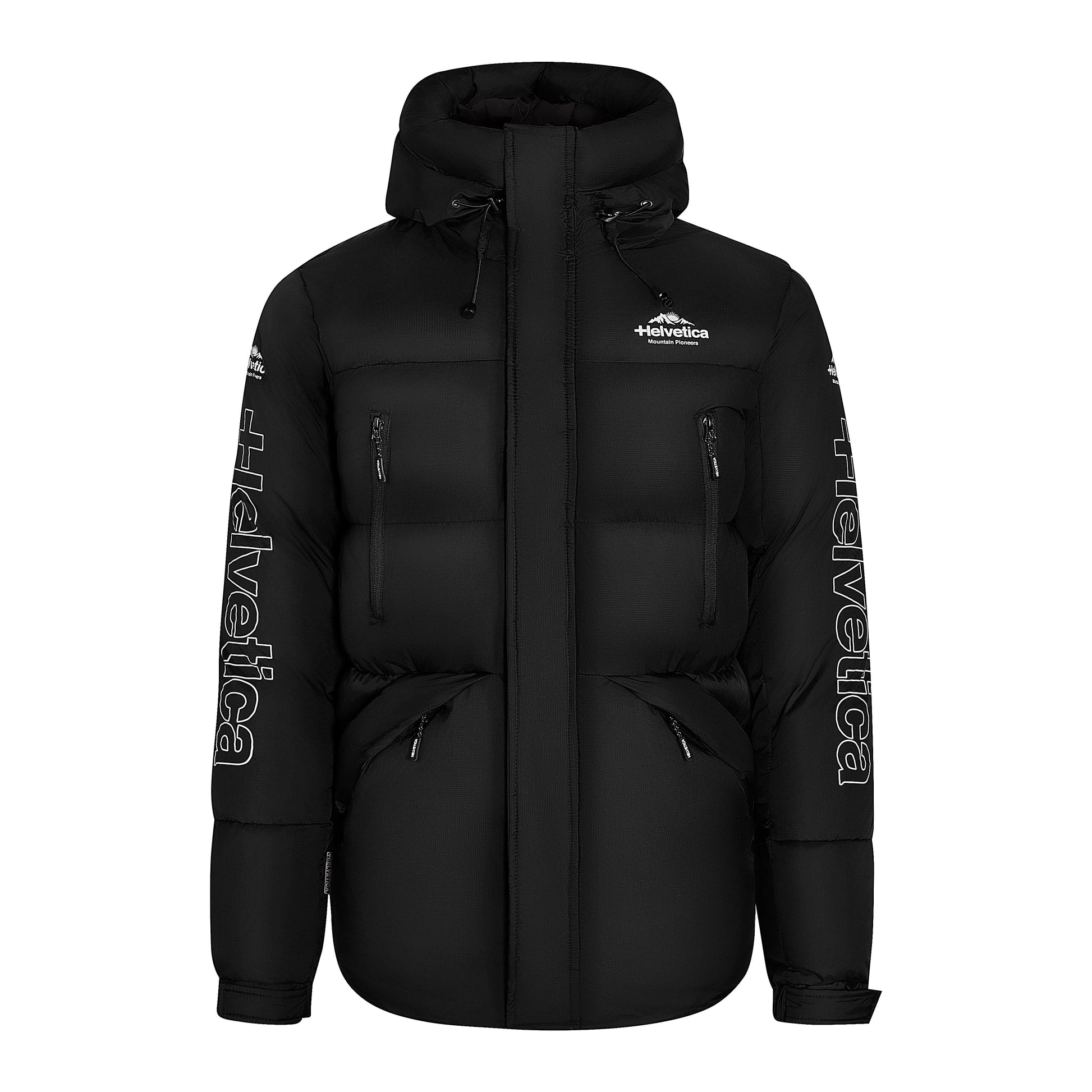 Helvetica Mountain Pioneers Himalaya Hooded Parka Jacket - Kick Game
