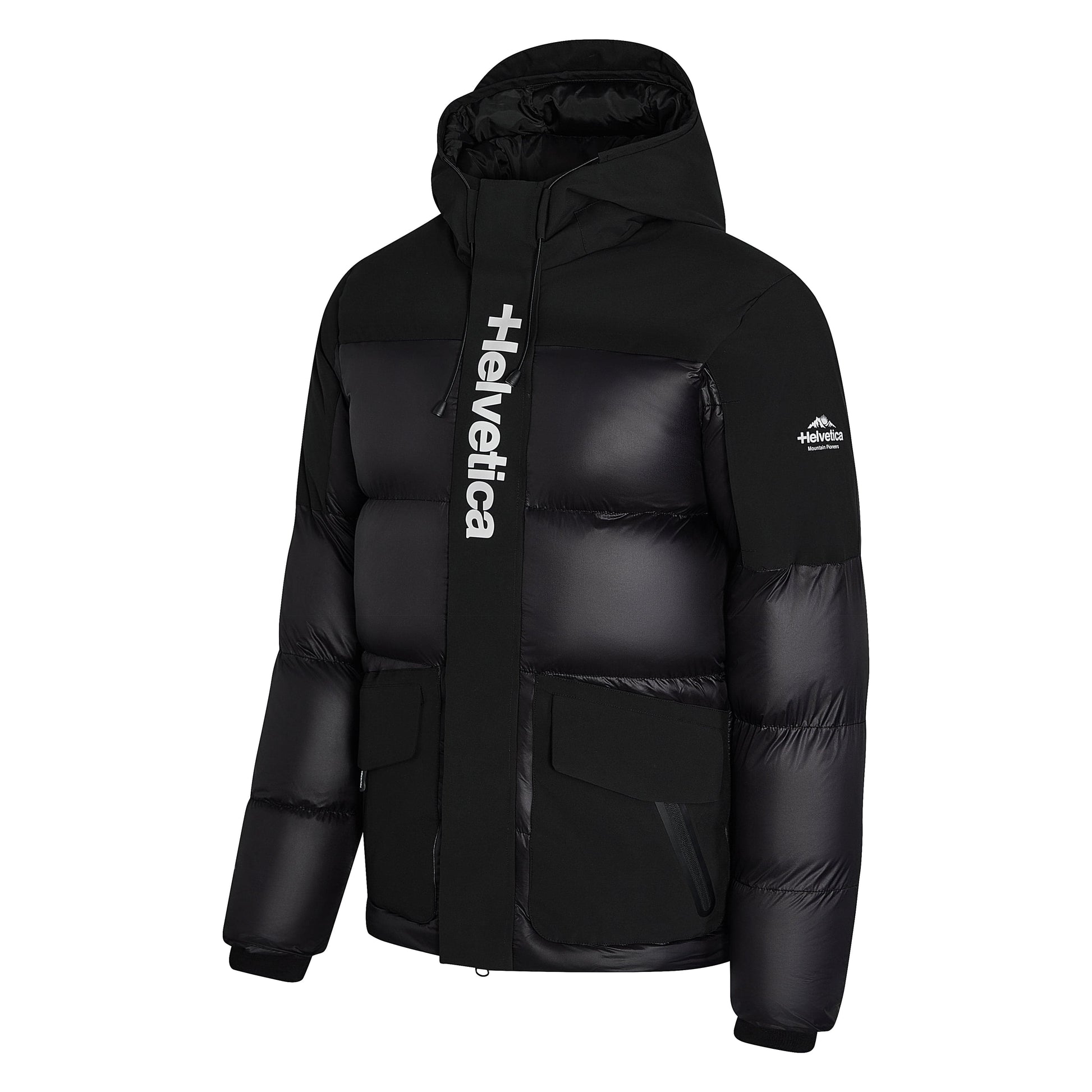Helvetica Mountain Pioneers Queyras Hooded Down Jacket - Kick Game