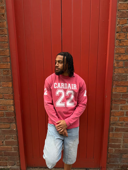 Cardair Varsity Long Sleeve T Shirt - Red - Kick Game