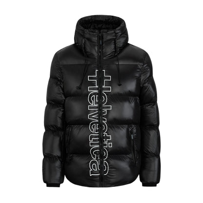Helvetica Mountain Pioneers Silver 2 Hooded Down Jacket - Kick Game
