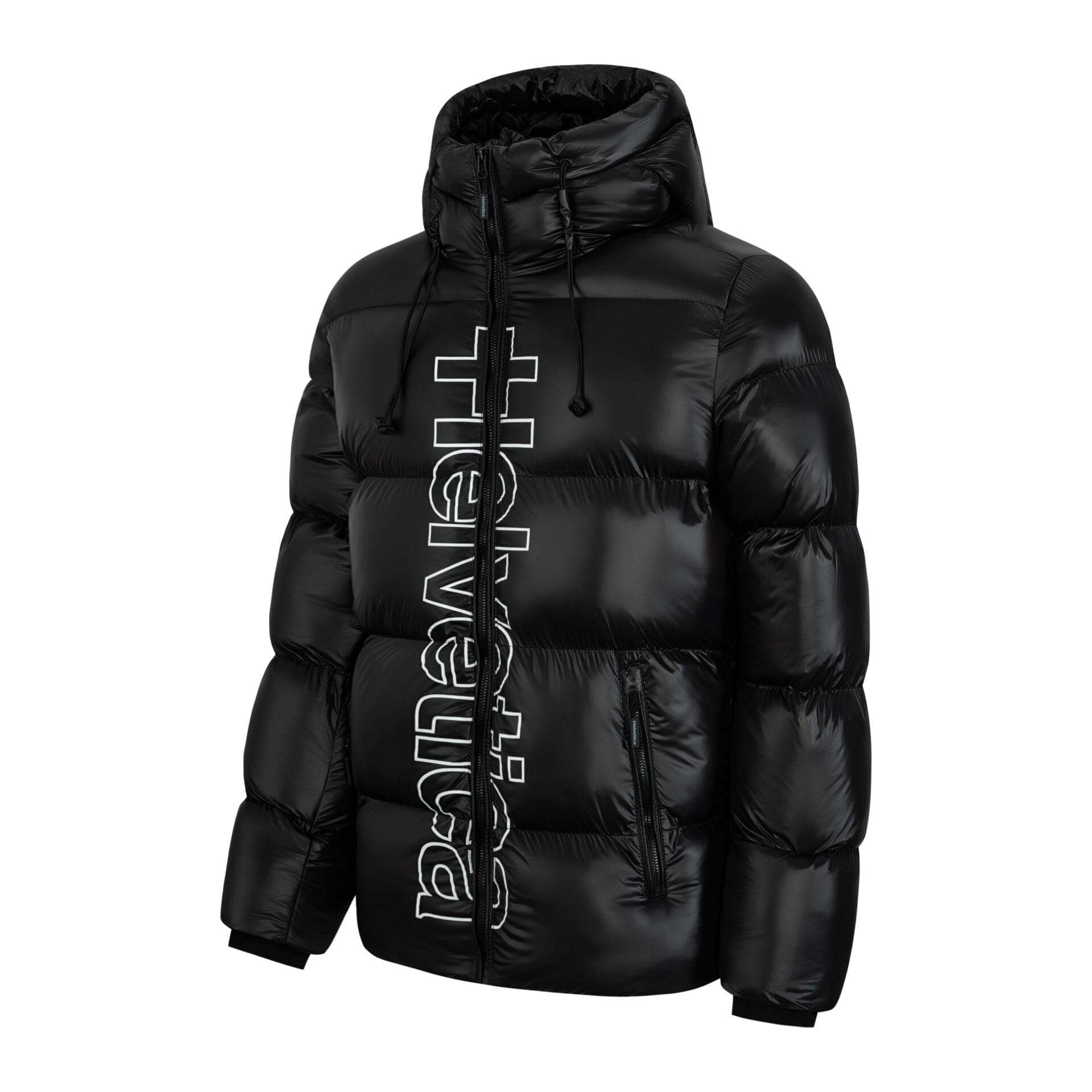 Helvetica Mountain Pioneers Silver 2 Hooded Down Jacket - Kick Game