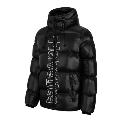 Helvetica Mountain Pioneers Silver 2 Hooded Down Jacket - Kick Game