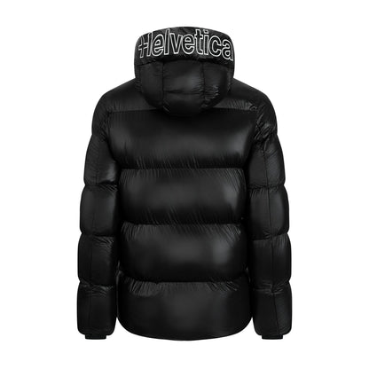 Helvetica Mountain Pioneers Summit Hooded Down Jacket - Kick Game